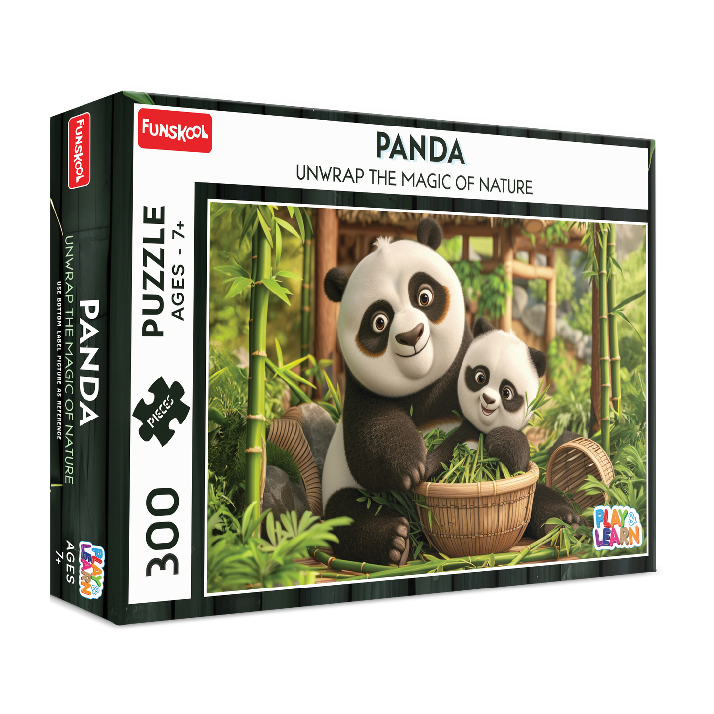 Funskool Panda Jigsaw Puzzle | 300 Pieces Premium Quality