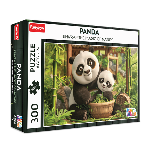 Funskool Panda Jigsaw Puzzle | 300 Pieces Premium Quality