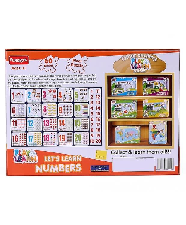 Funskool Numbers Flash Cards | Packaging View