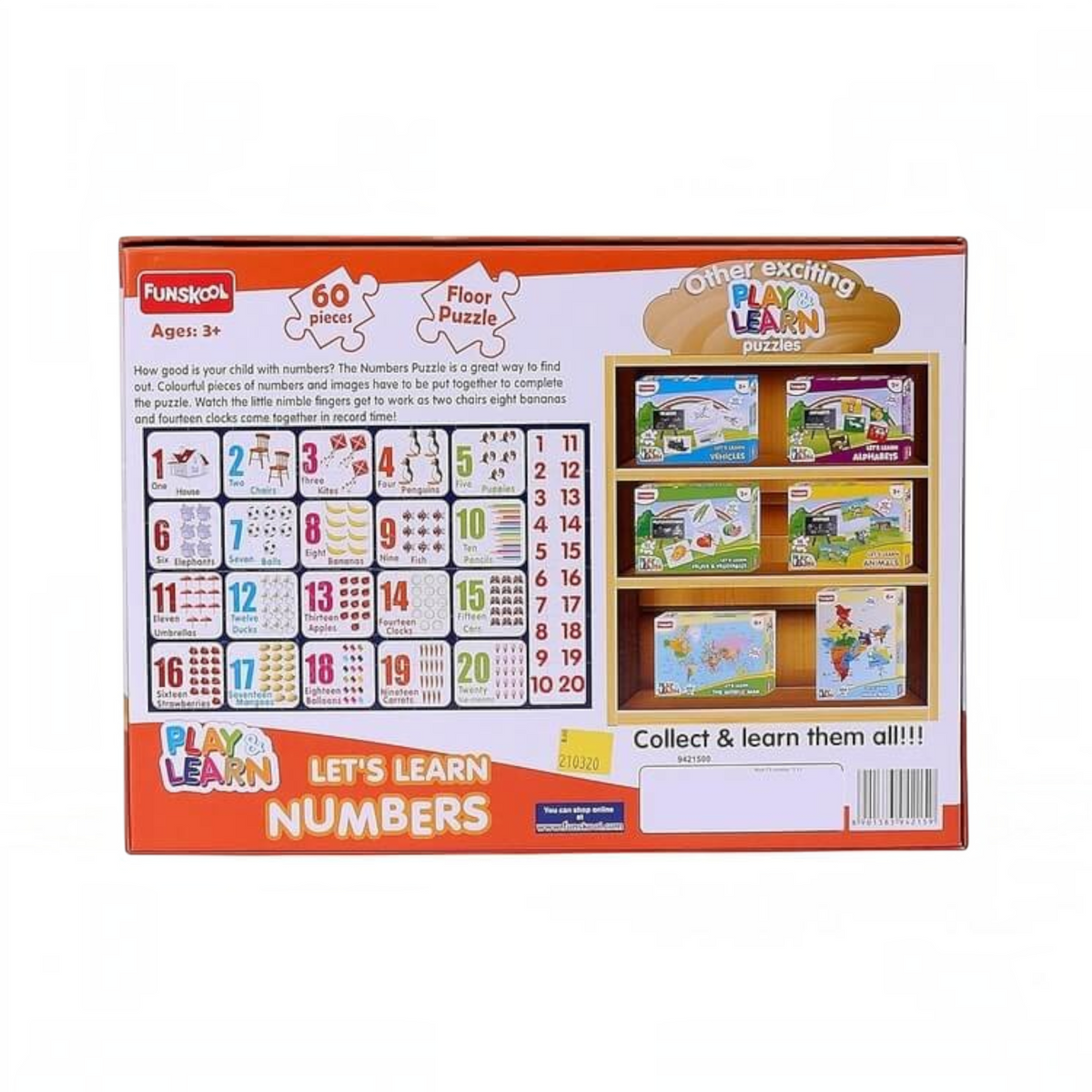 Funskool Numbers Flash Cards | Packaging View