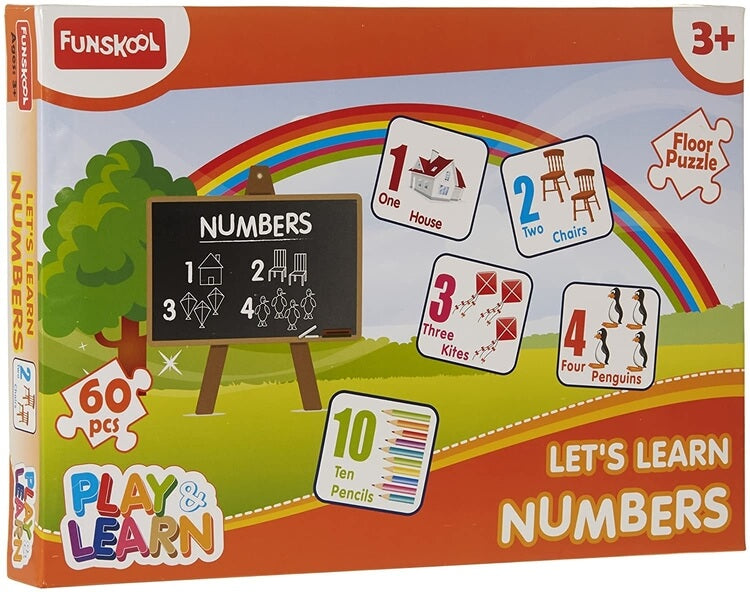 Funskool Play and Learn Numbers Flash Cards | Educational