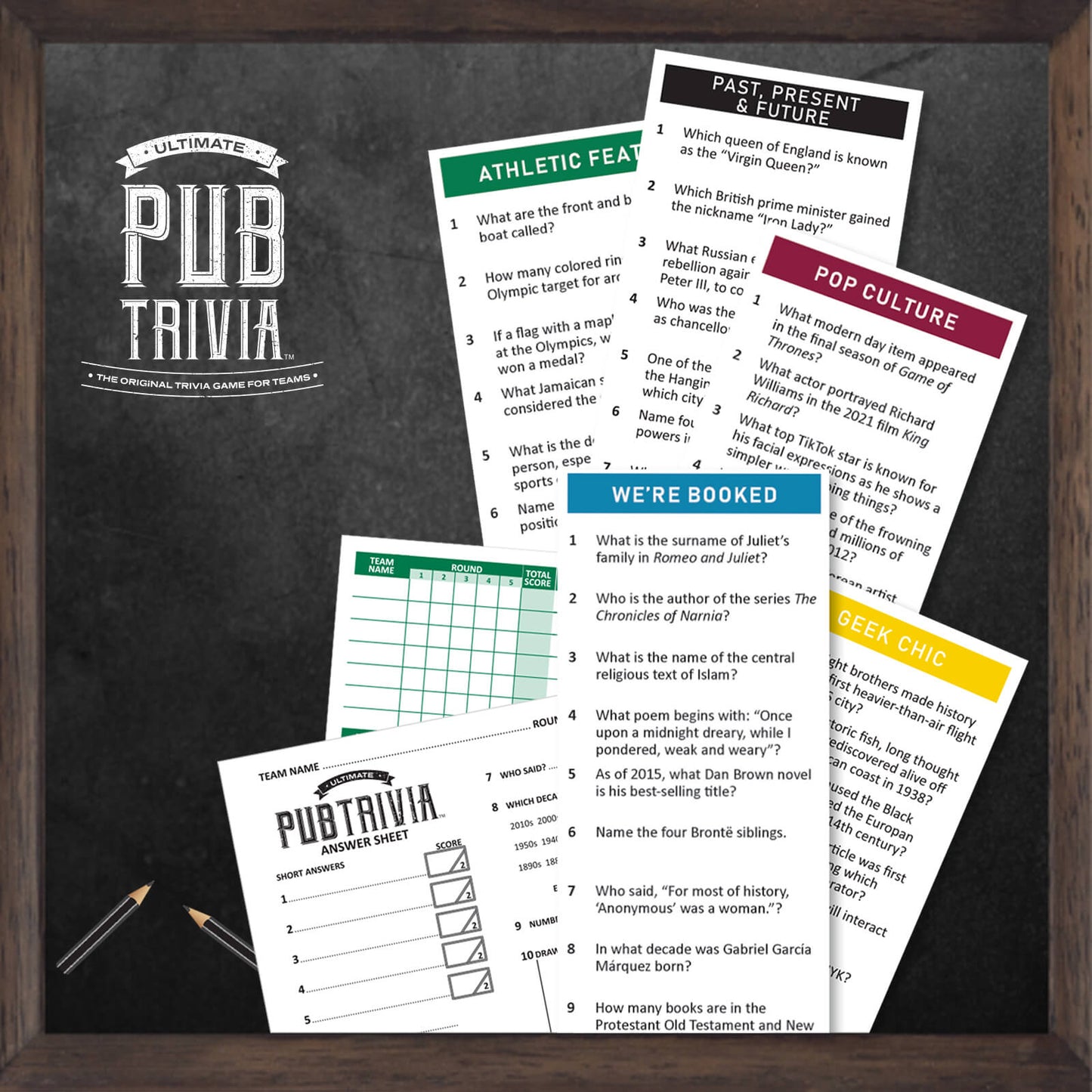 Funskool Pub Trivia Game | Categories Detail