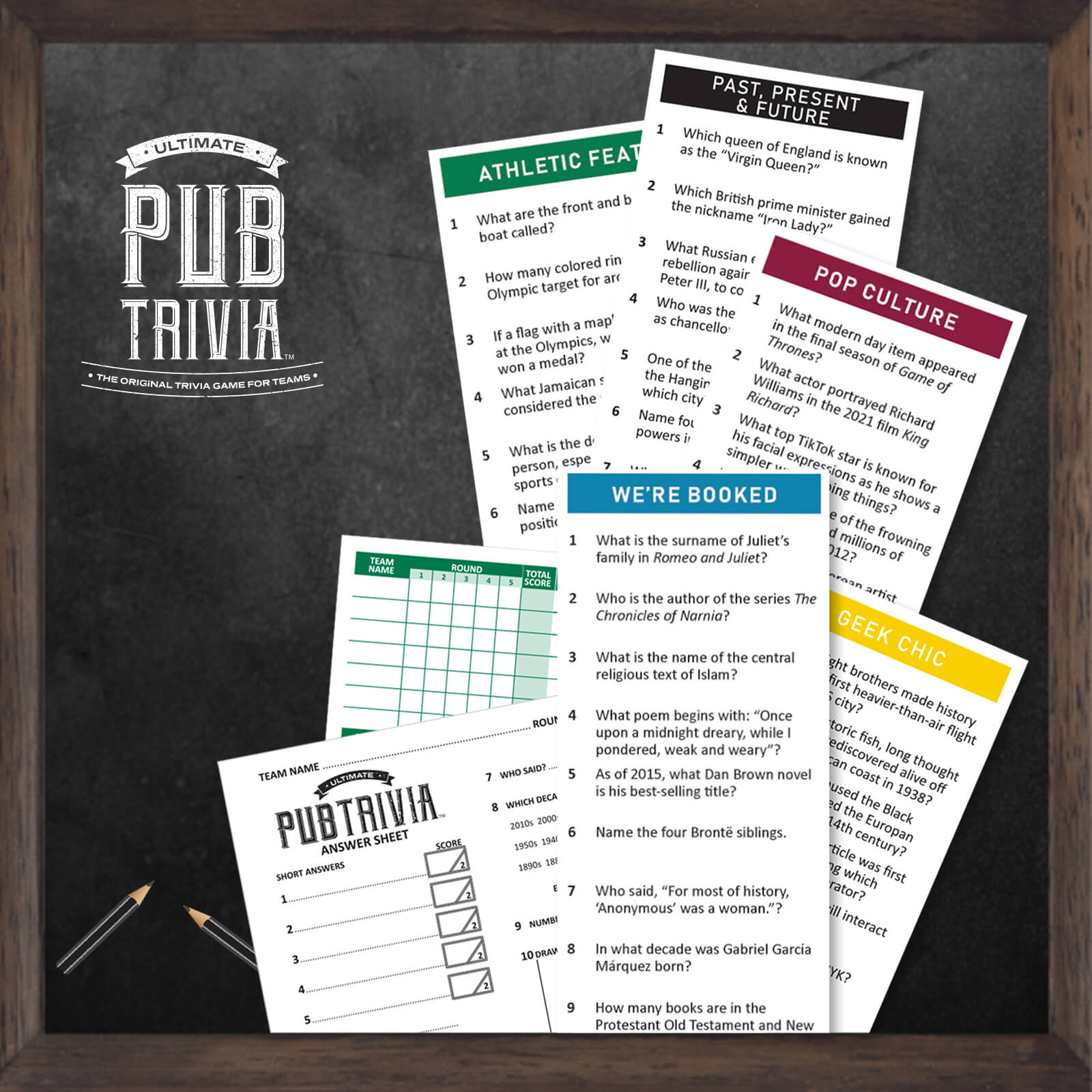 Funskool Pub Trivia Game | Categories Detail