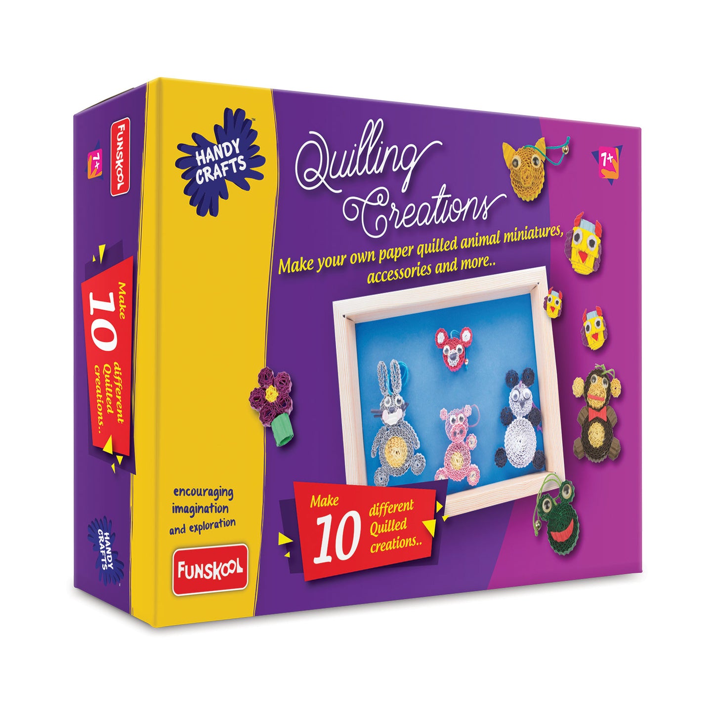 Funskool Quilling Creations DIY Paper Art Craft Kit for Kids