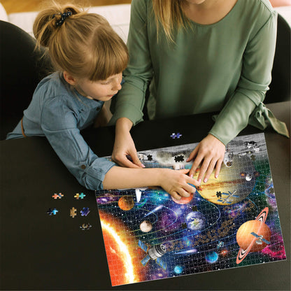 Funskool Space Exploration Jigsaw | Completed Puzzle
