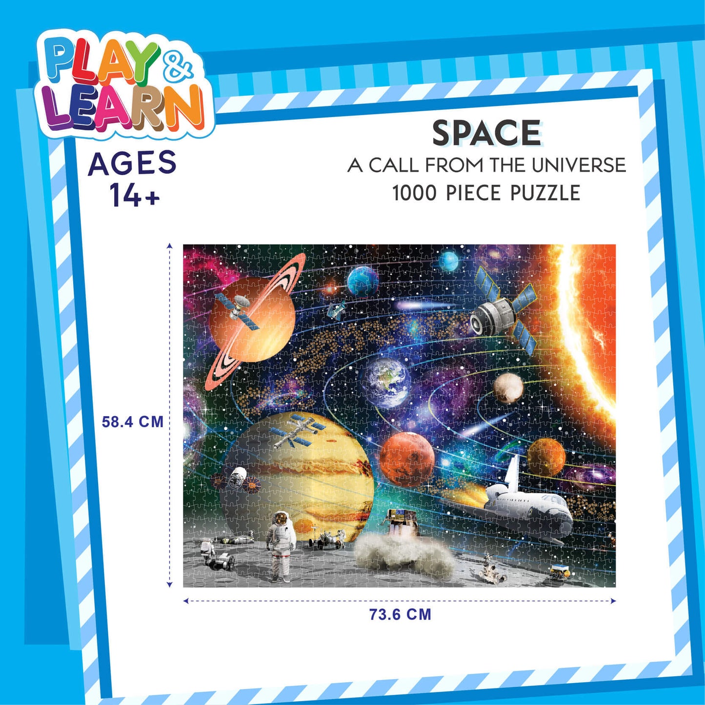 Funskool Space Exploration Jigsaw | Size Reference