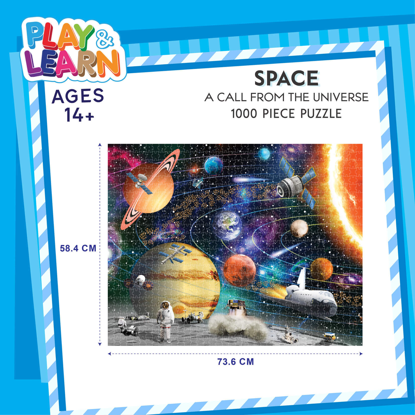 Funskool Space Exploration Jigsaw | Size Reference