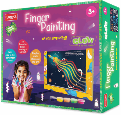 Funskool Space Explorers Finger Painting Kit | Box Detail