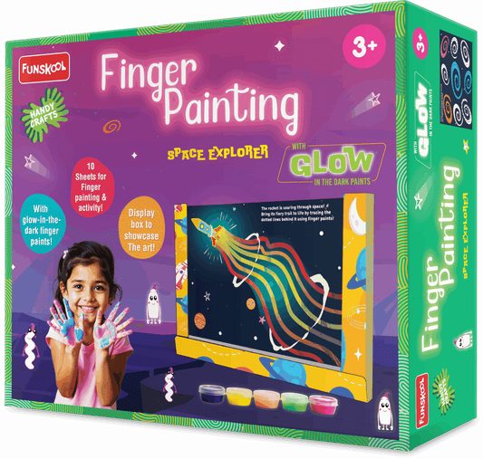 Funskool Space Explorers Finger Painting Kit | Box Detail