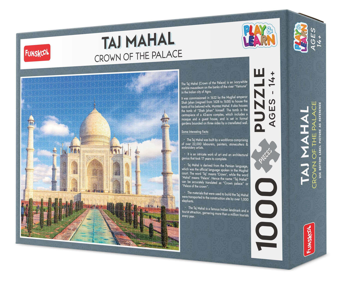 Funskool Taj Mahal Jigsaw | Completed Puzzle