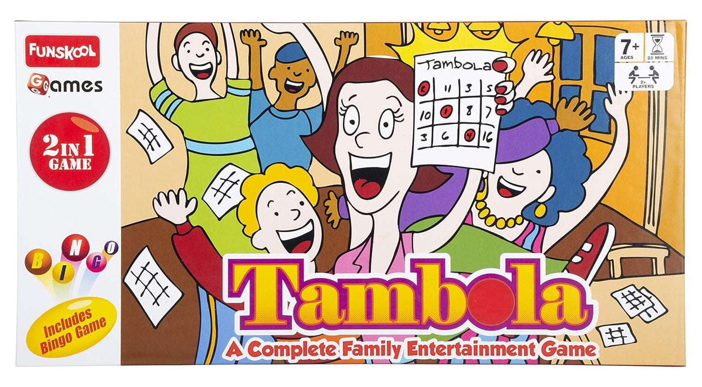 Funskool Tambola Bingo Family Board Game with Tiles and Tickets