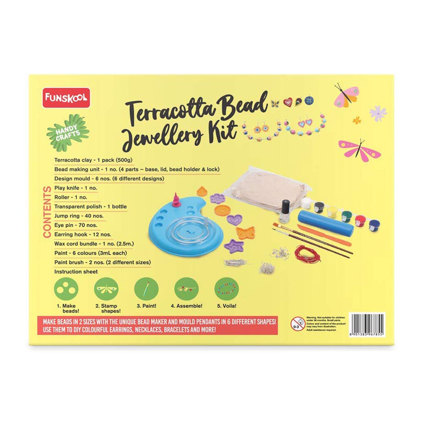 Terracotta Bead Jewellery | Child Crafting
