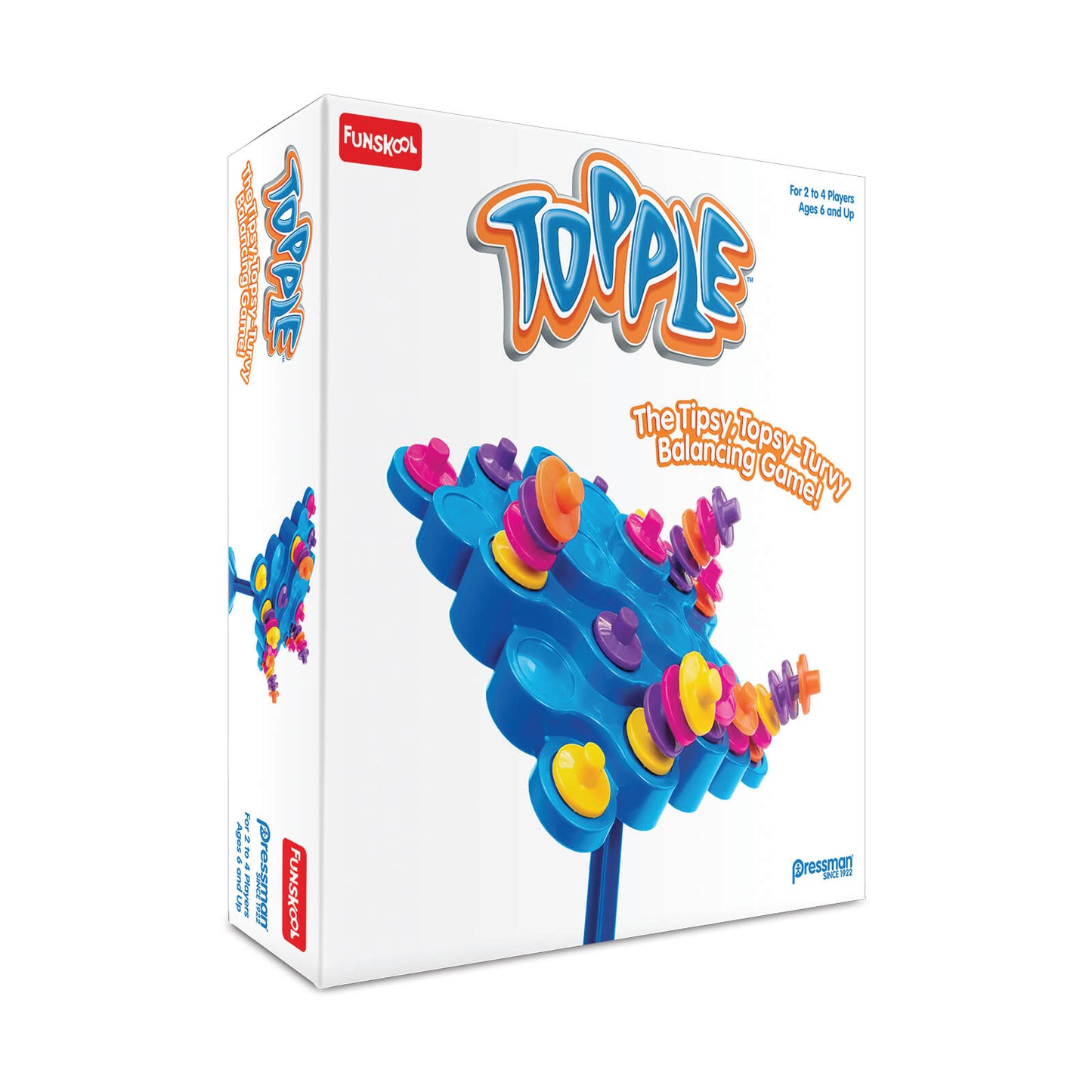 Funskool Topple Stacking Game | Dexterity Strategic Thinking