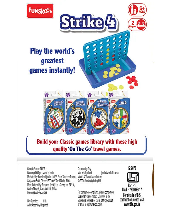 Funskool Travel Strike 4 | Game in Play
