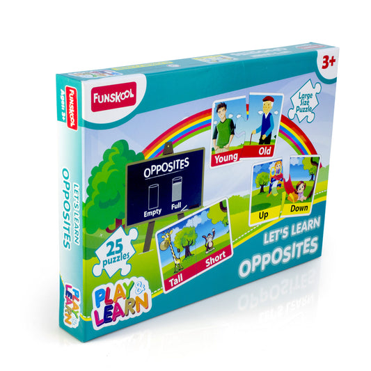 Funskool Vibrant Educational Opposites Puzzle for Kids: Fun Learning Game, Develops Cognitive Skills
