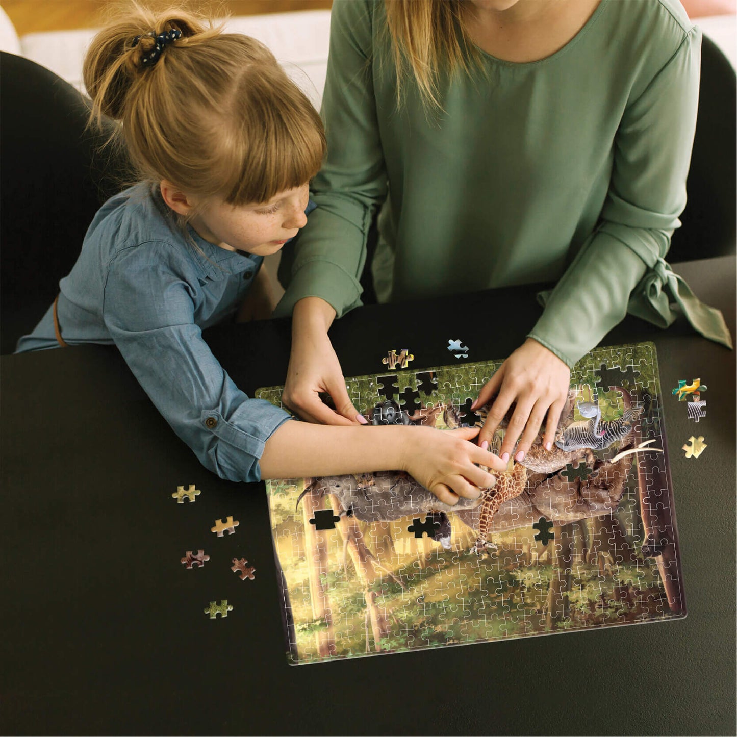 Funskool Wild Animals Jigsaw | Completed Puzzle