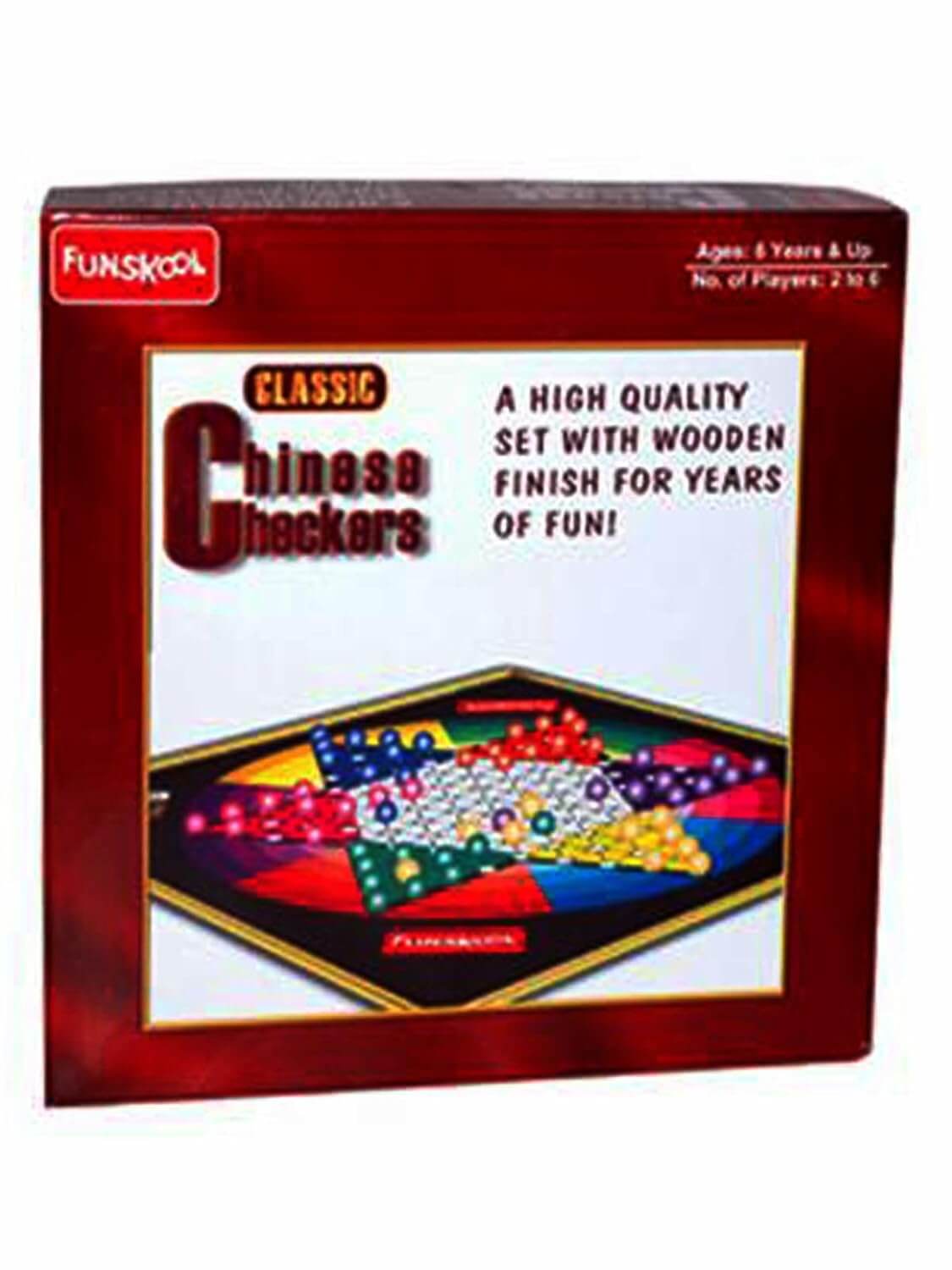 Funskool Wooden Chinese Checkers | Classic Board Game