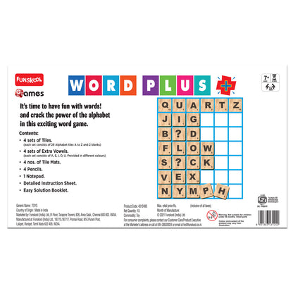 Funskool Word Plus Game | Game in Play