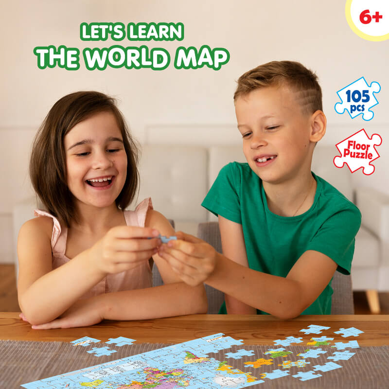 Funskool World Map Puzzle | Countries Detail