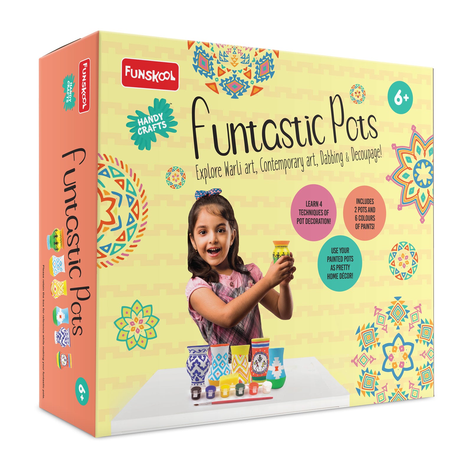 Funskool Funtastic Pots Multi-Colour Plastic Creative Toy Play Set