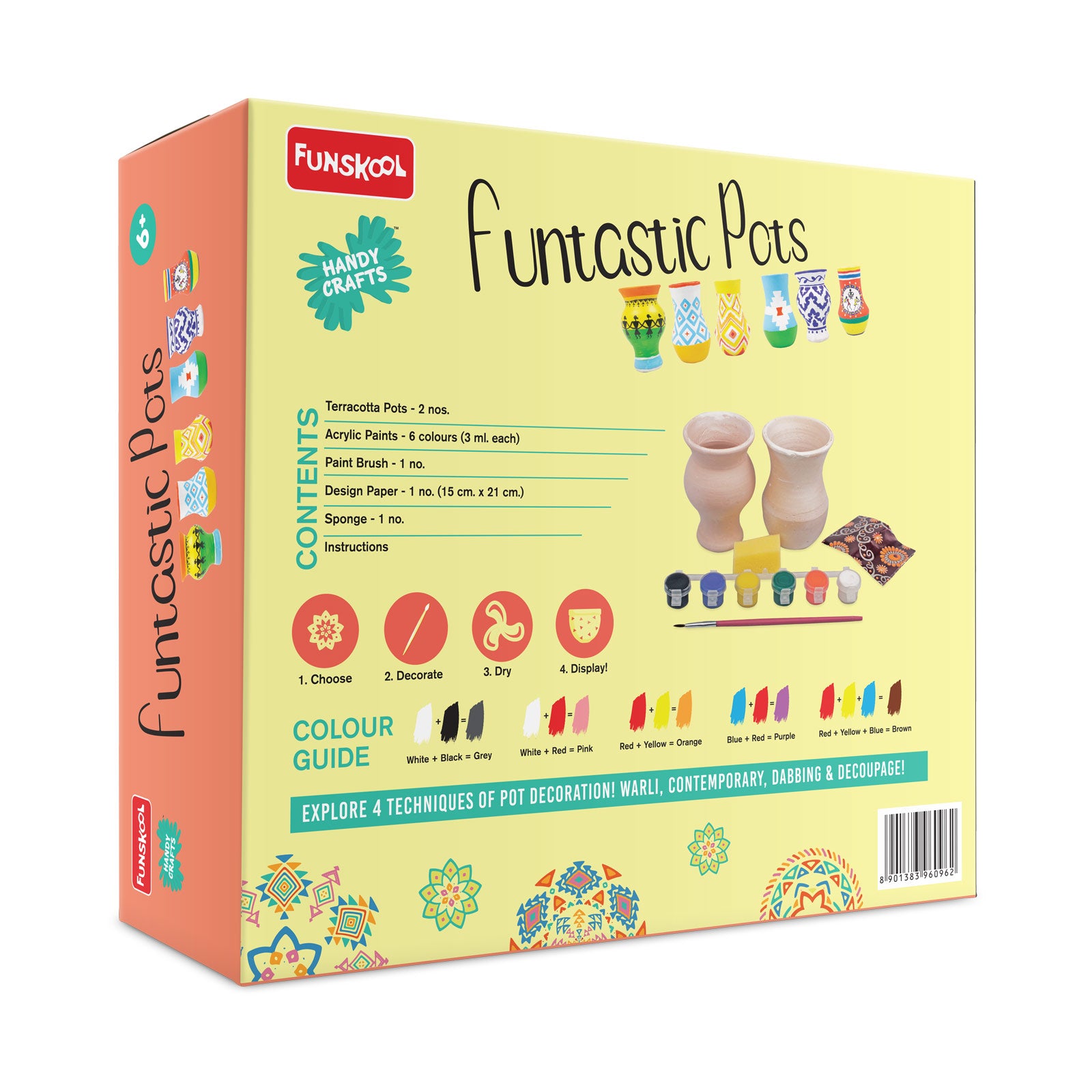 Funskool Funtastic Pots Multi-Colour Plastic Creative Toy Play Set
