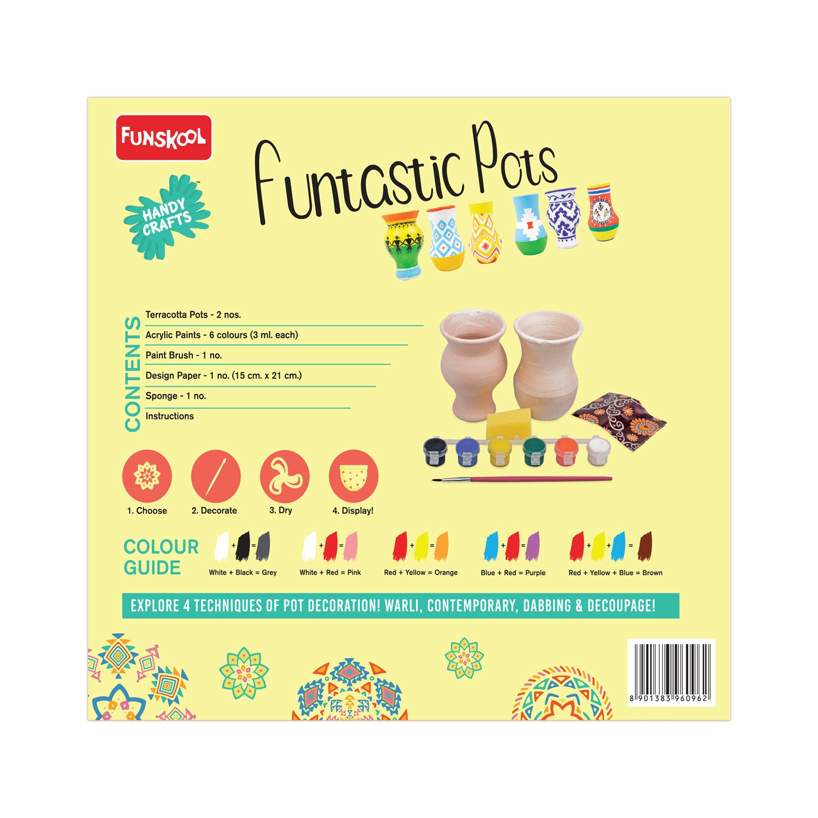 Funskool Funtastic Pots Multi-Colour Plastic Creative Toy Play Set