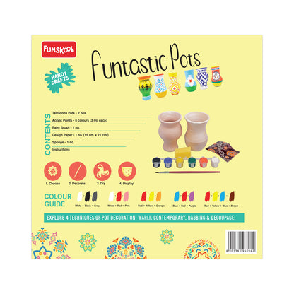 Funskool Funtastic Pots Multi-Colour Plastic Creative Toy Play Set