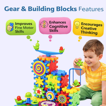 Gears & Building Blocks Toy