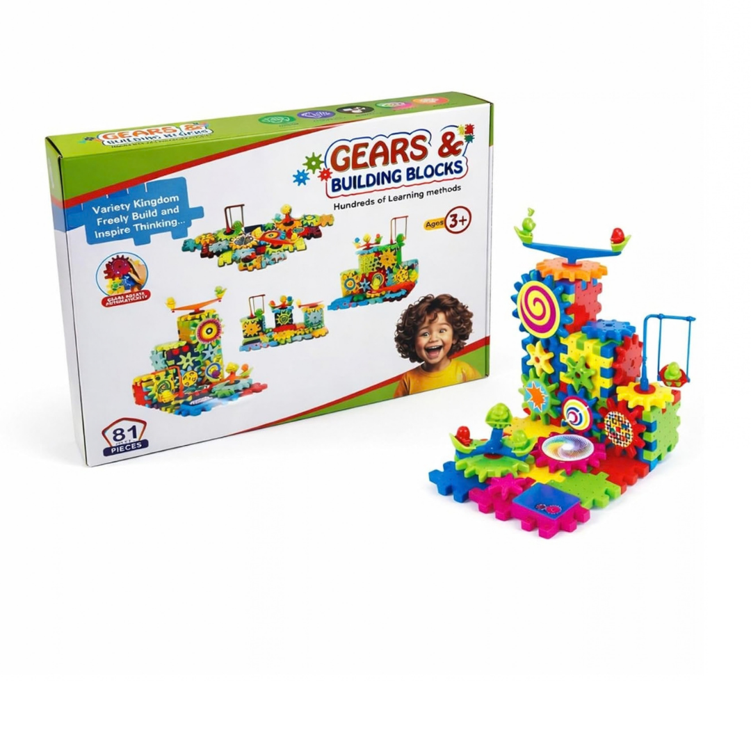 Gears & Building Blocks Toy
