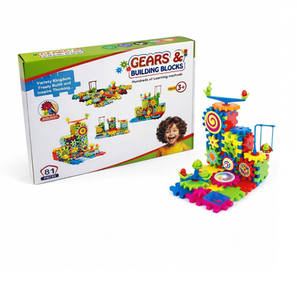 Gears & Building Blocks Toy