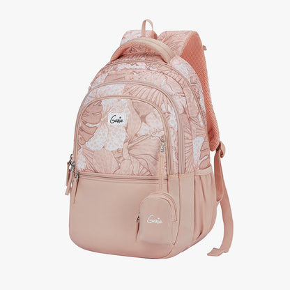 Genie Donna 27L Beige School Backpack with 1 Year Warranty