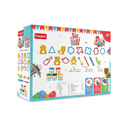 Funskool Fundough Ultimate Gift Set: 5 Tubs, 12 Cutters, Extruder Fun