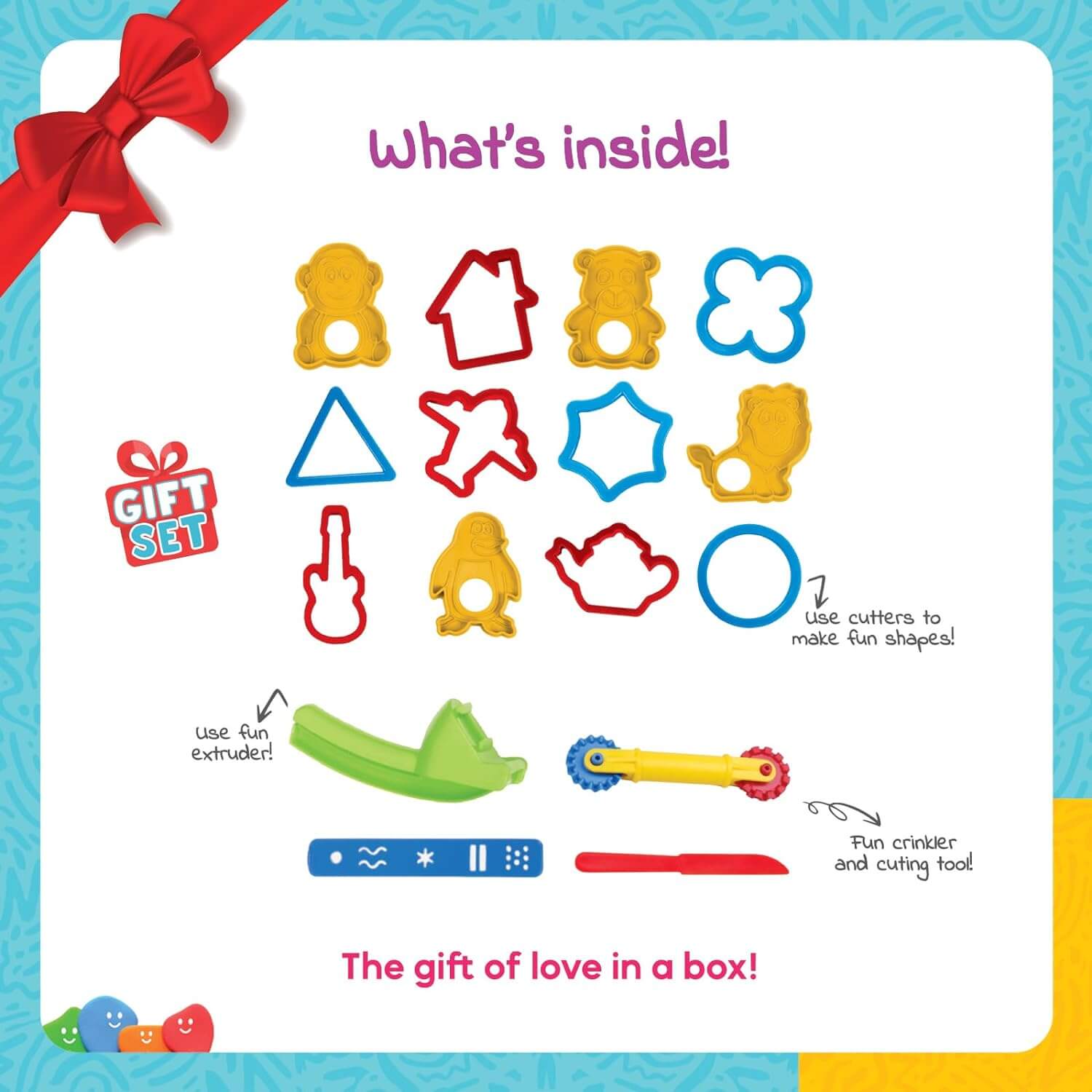 Funskool Fundough Ultimate Gift Set: 5 Tubs, 12 Cutters, Extruder Fun