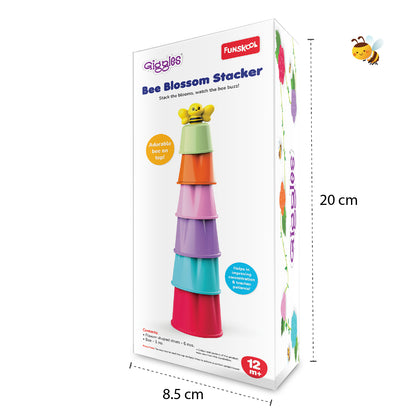 Giggles Bee Blossom Stacker | Detail View
