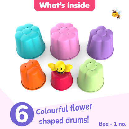 Giggles Bee Blossom Stacker | Colour Detail