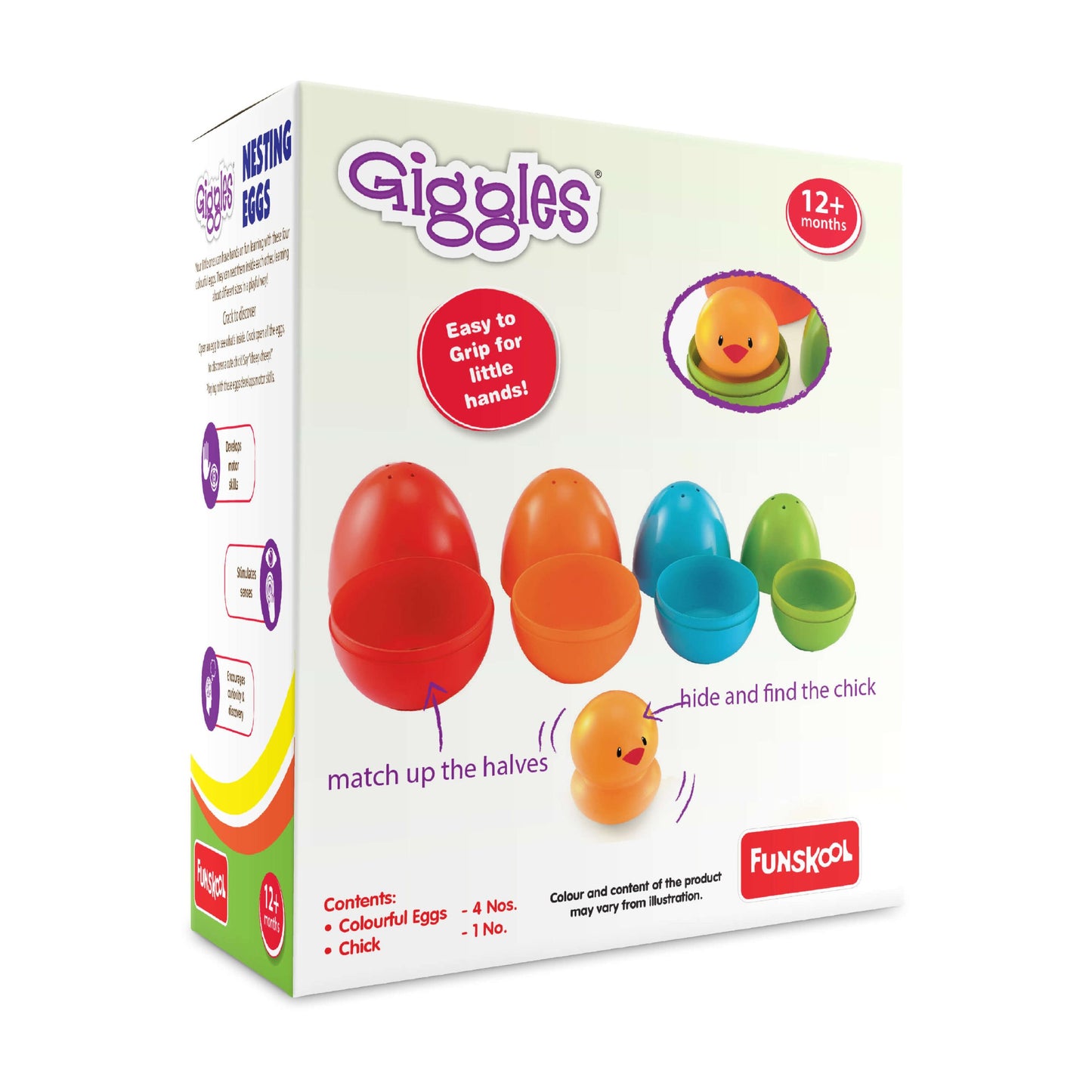Giggles Nesting Eggs Toy | Eggs Detail