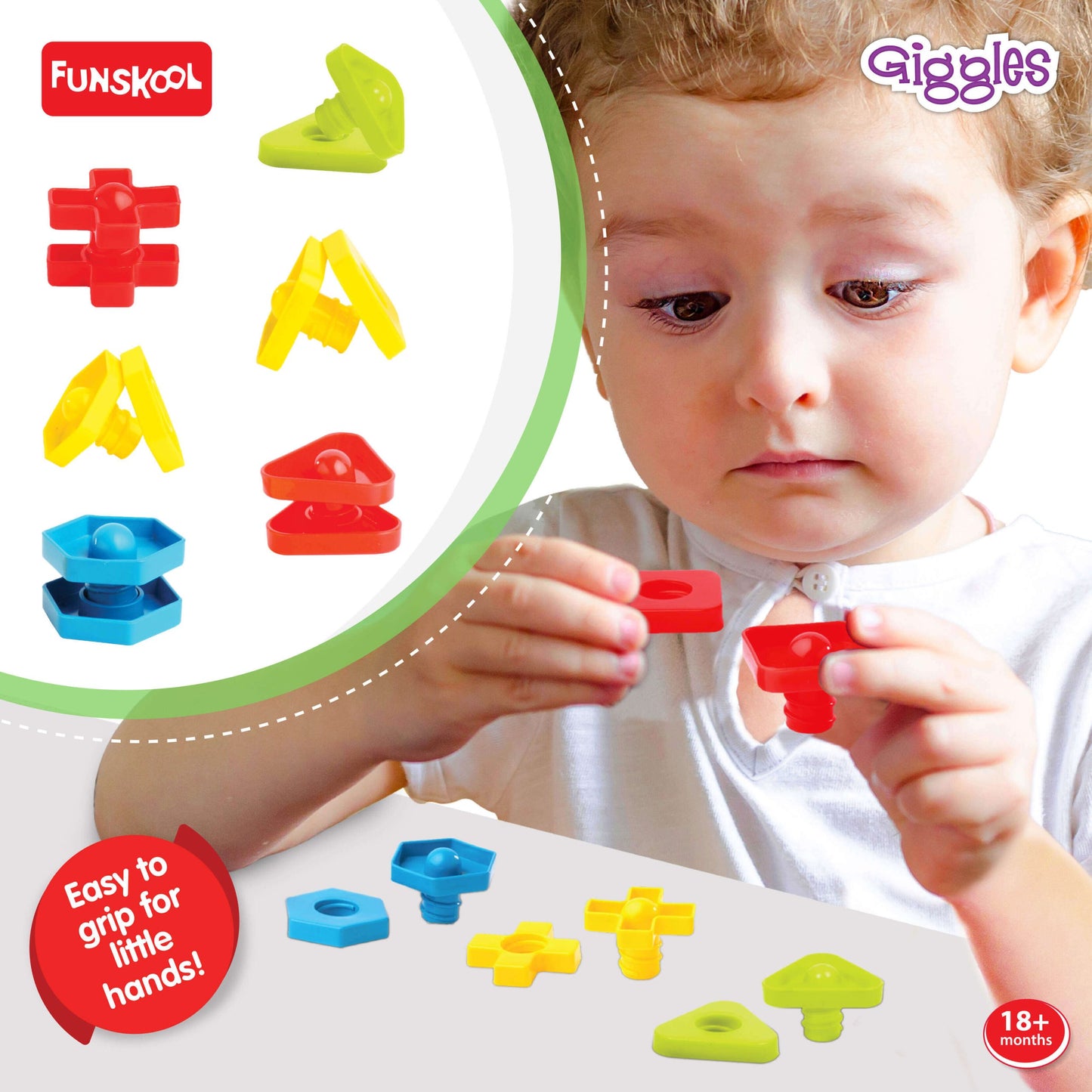 Giggles Nuts & Bolts Toy Set | Child Playing