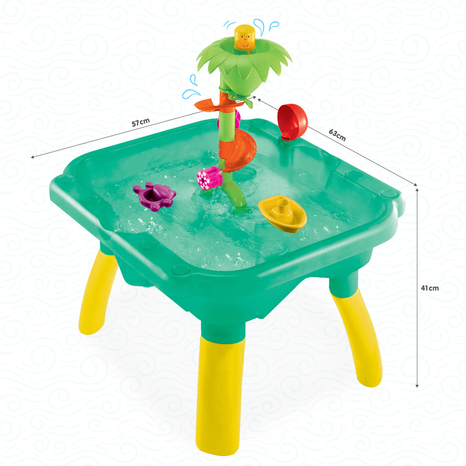 Giggles Water Play Table | Accessories Detail