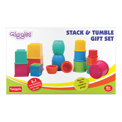 Giggles Stack N Tumble Gift Set | Linking Chains Detail