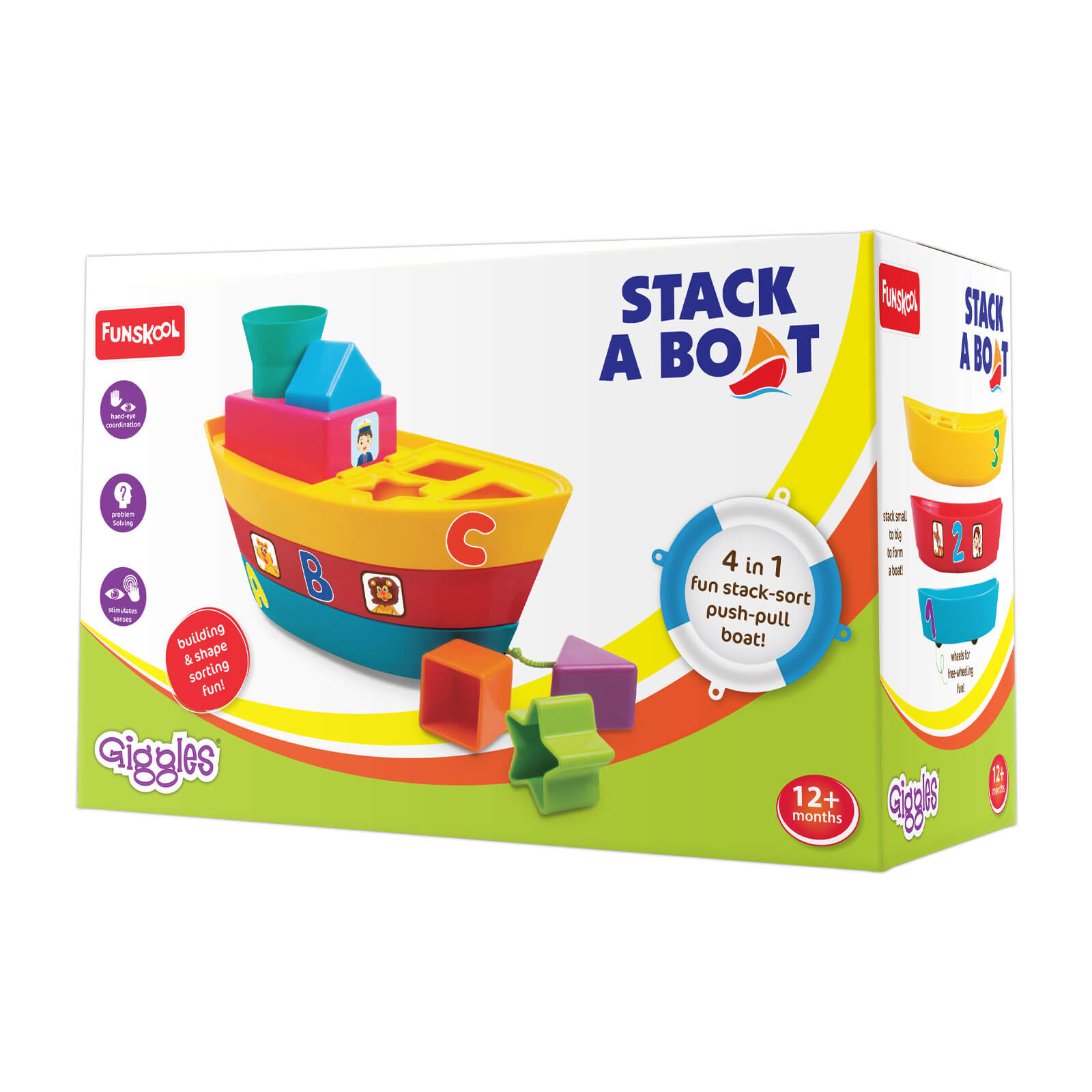 Giggles Stacking Boat | Toddler Playing