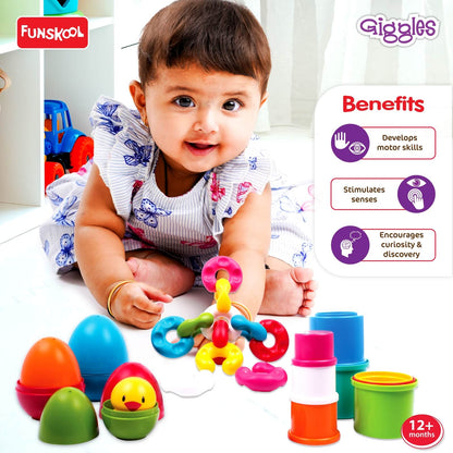 Giggles Stacking & Nesting Toy Set | Colour Detail