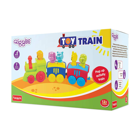 Giggles Vibrant Musical Choo-Choo Toy Train Set for Endless Toddler Fun