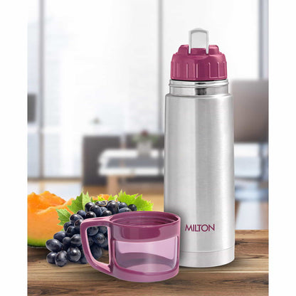 Milton Glassy Thermosteel Insulated Water Bottle