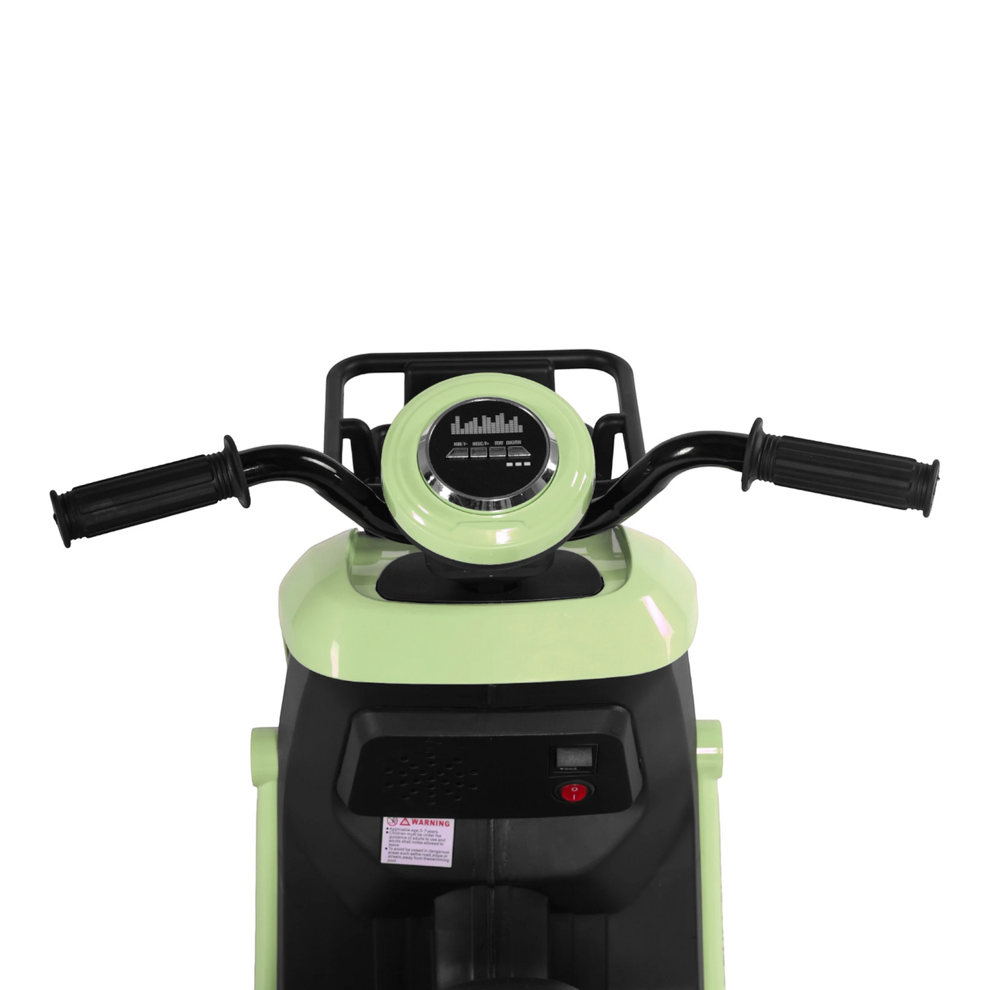 Toy House EV NIU Ride-On Scooter with Trailer for Kids EV06-Green - Age 3+