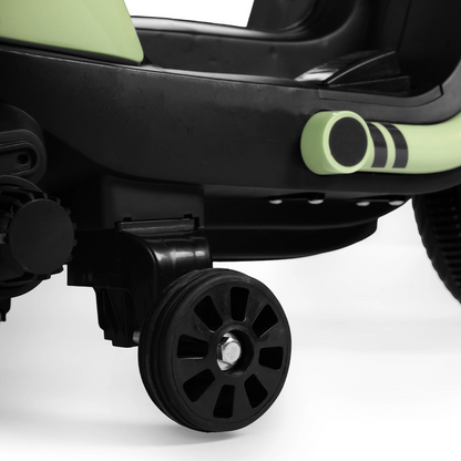Toy House EV NIU Ride-On Scooter with Trailer for Kids EV06-Green - Age 3+