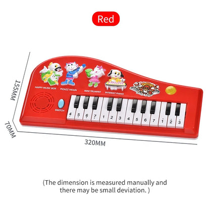 ZL Kids Musical Electronic Animal Piano Keyboard with Lights and Music