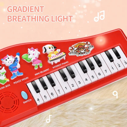 ZL Kids Musical Electronic Animal Piano Keyboard with Lights and Music