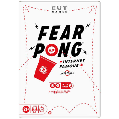 Hasbro Fear Pong Adult Party Game: Internet Famous Extreme Dares & Wild Challenges