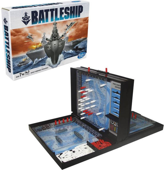 Hasbro Gaming Battleship Classic Naval Combat Strategy Board Game for Kids Ages 7+