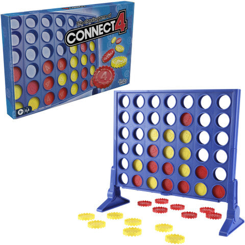 Hasbro Gaming Classic Connect 4 Strategy Board Game for Kids, 2 Players